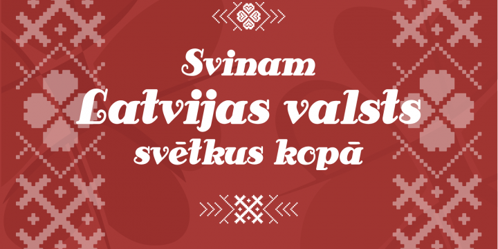Svinam Latvijas valsts svētkus!