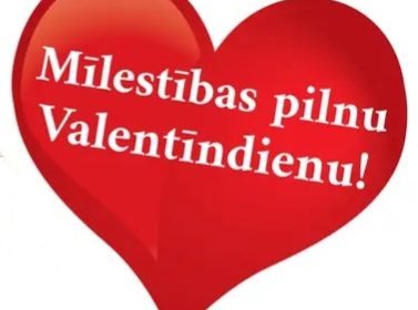 Sveiciens Valentīndienā!