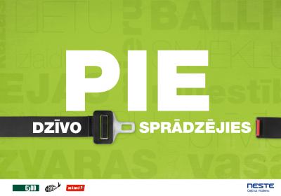 Piesprādzē pareizi – čiks un viss!