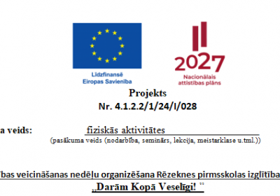 Veselības veicināšanas nedēļa „Darām Kopā Veselīgi!”