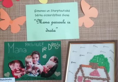 Radošo darbu izstāde “Mana pasaule ir droša”