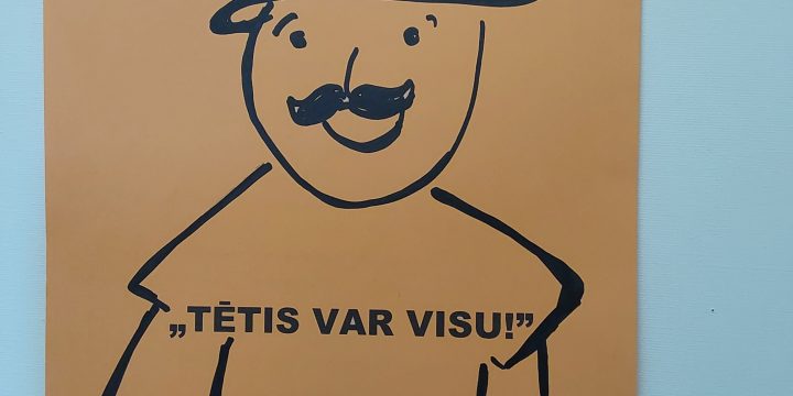 Bērnu radošo darbu izstāde “Tētis var visu!”