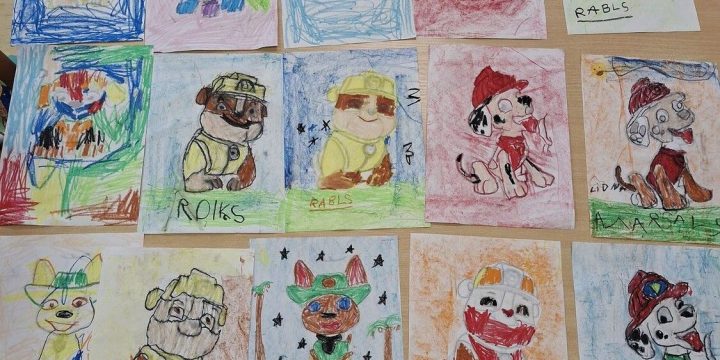 Konkurss bērniem “Uzzīmē savu mīļāko Ķepu patruļas varoni”!
