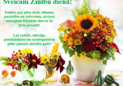 Zinību diena ir klāt!