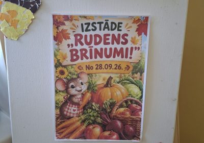 Radošo darbu izstāde “Rudens brīnumi”